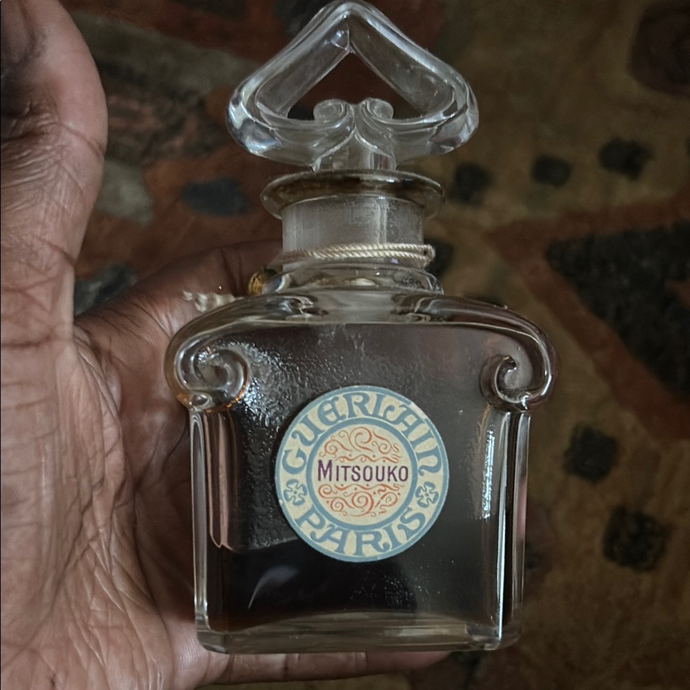 Guerlain Mitsouko Clear Glass Perfume Bottle